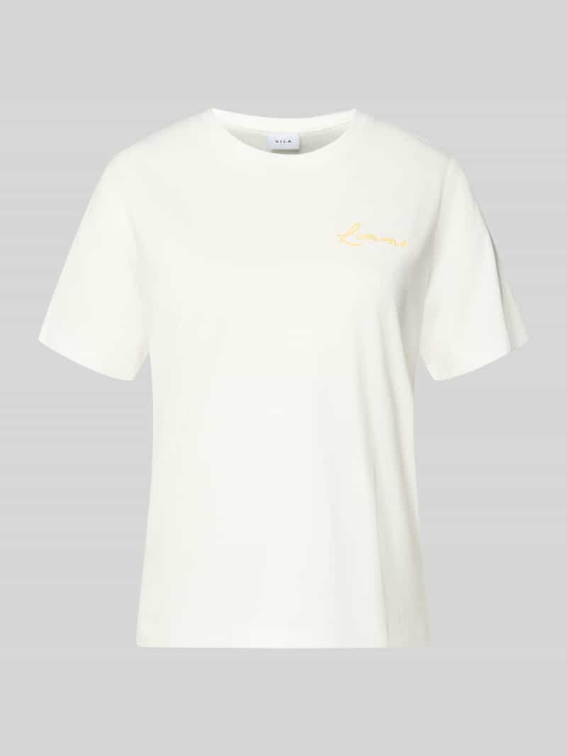 t-shirt z okrągłym dekoltem model 'SYBILLA'