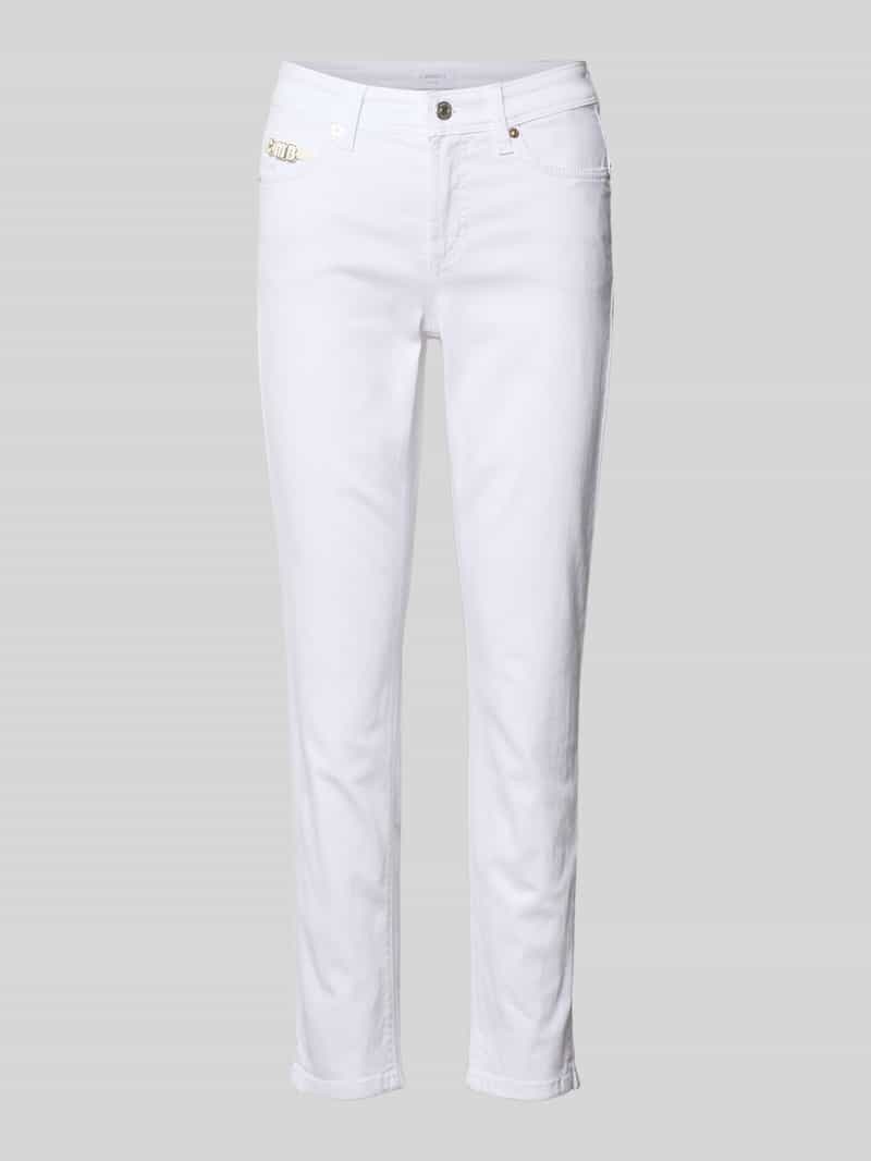 Jeansy z bawełnianej mieszanki, krój slim fit, model 'PIPER'