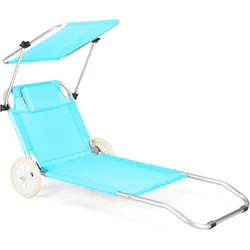 Leżak ogrodowy z daszkiem Sun Outtec O-42859