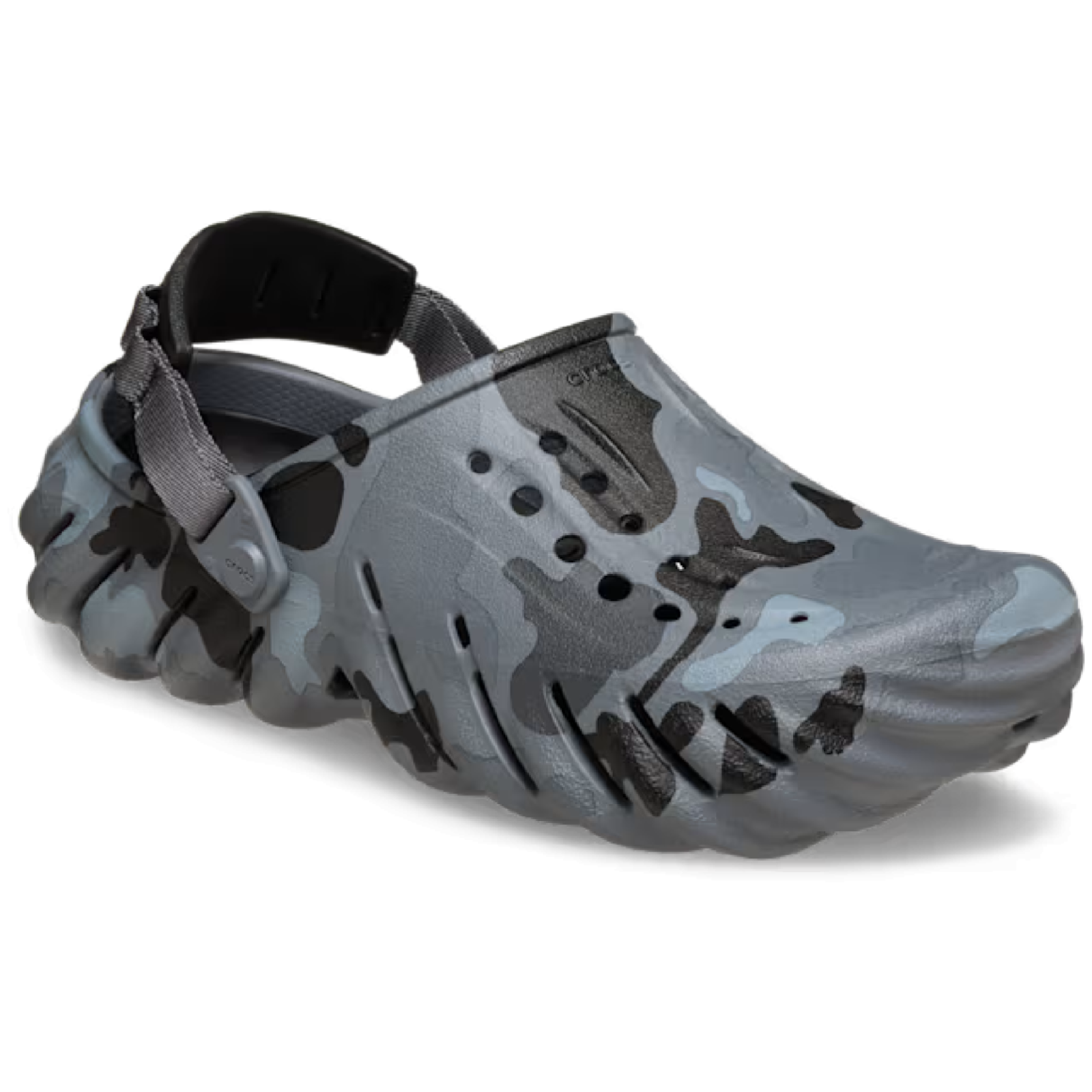 Klapki Crocs Echo Duck Camo Clog Rozmiar butów (UE): 41-42 / Kolor: szary/czarny
