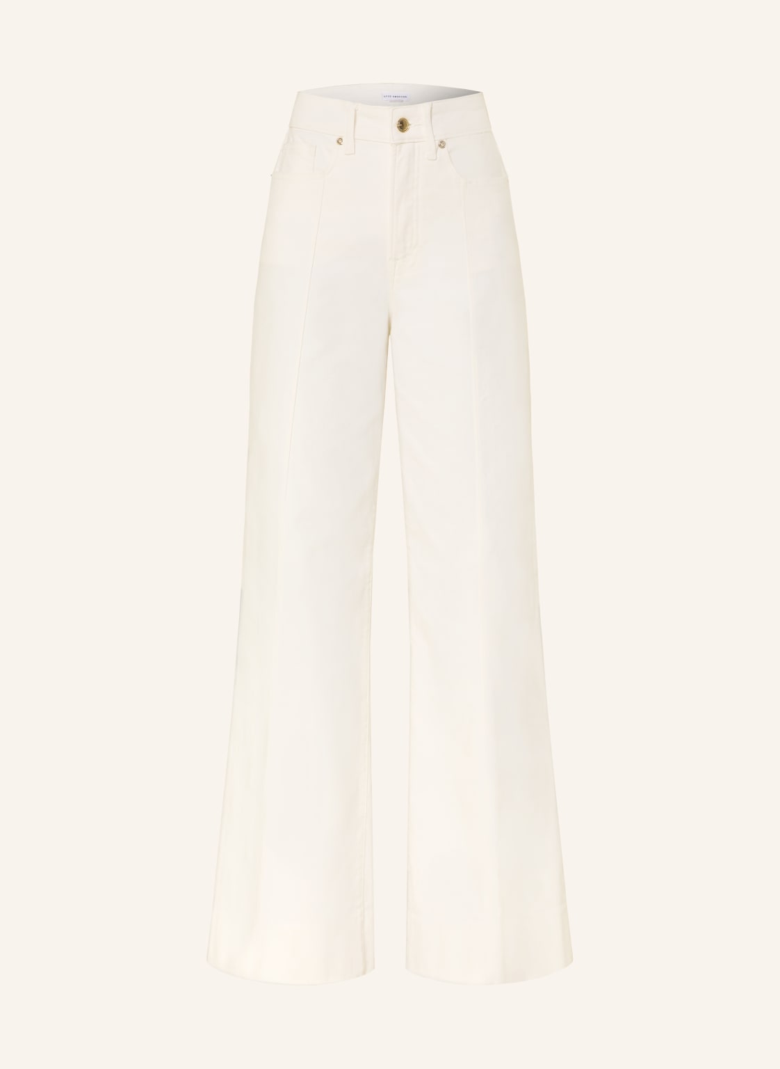 Good American Dżinsy Z Szerokimi Nogawkami Good Waist Palazzo weiss