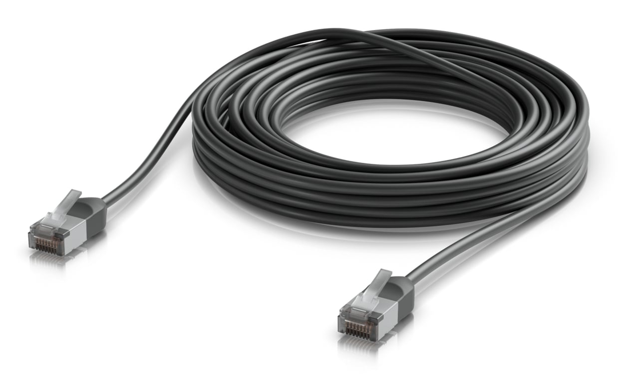 Ubiquiti UACC-Cable-Patch-Outdoor-C6A-8M-BK kabel sieciowy Czarny Cat6a F/UTP (FTP)