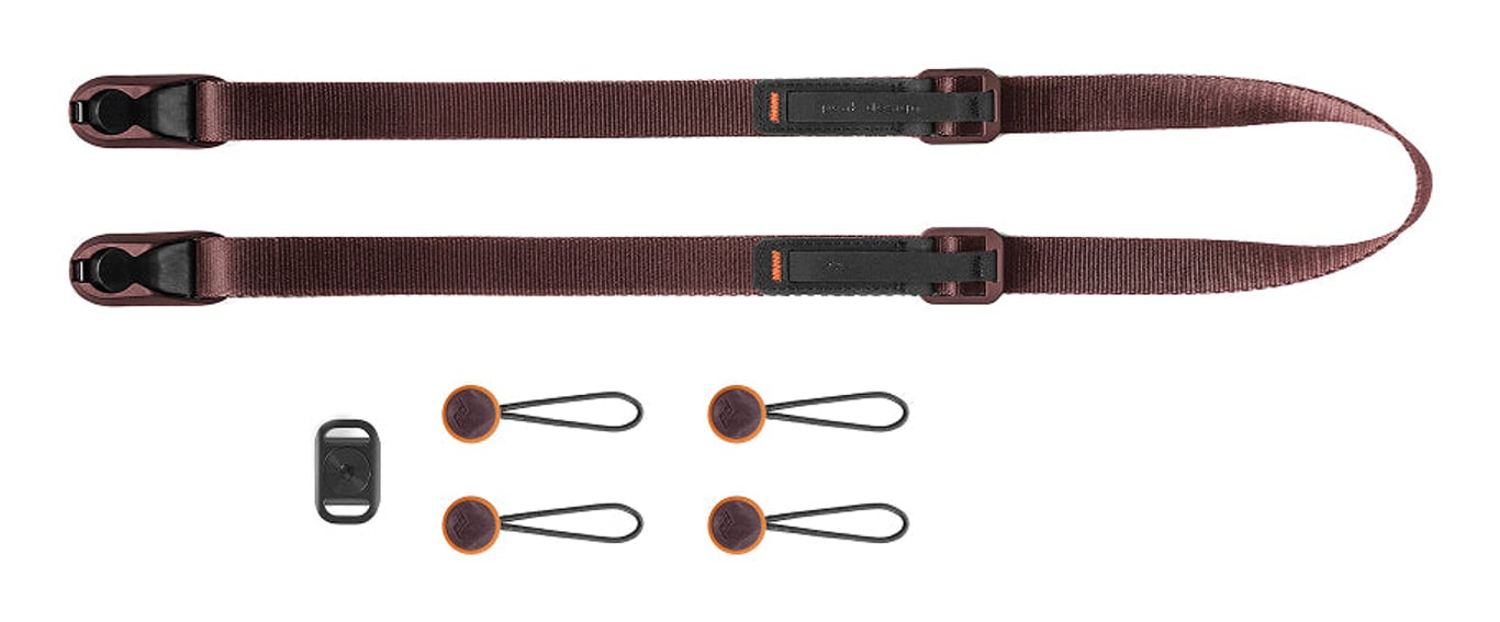 Peak Design Leash pasek Aparat cyfrowy Skóra Fioletowy
