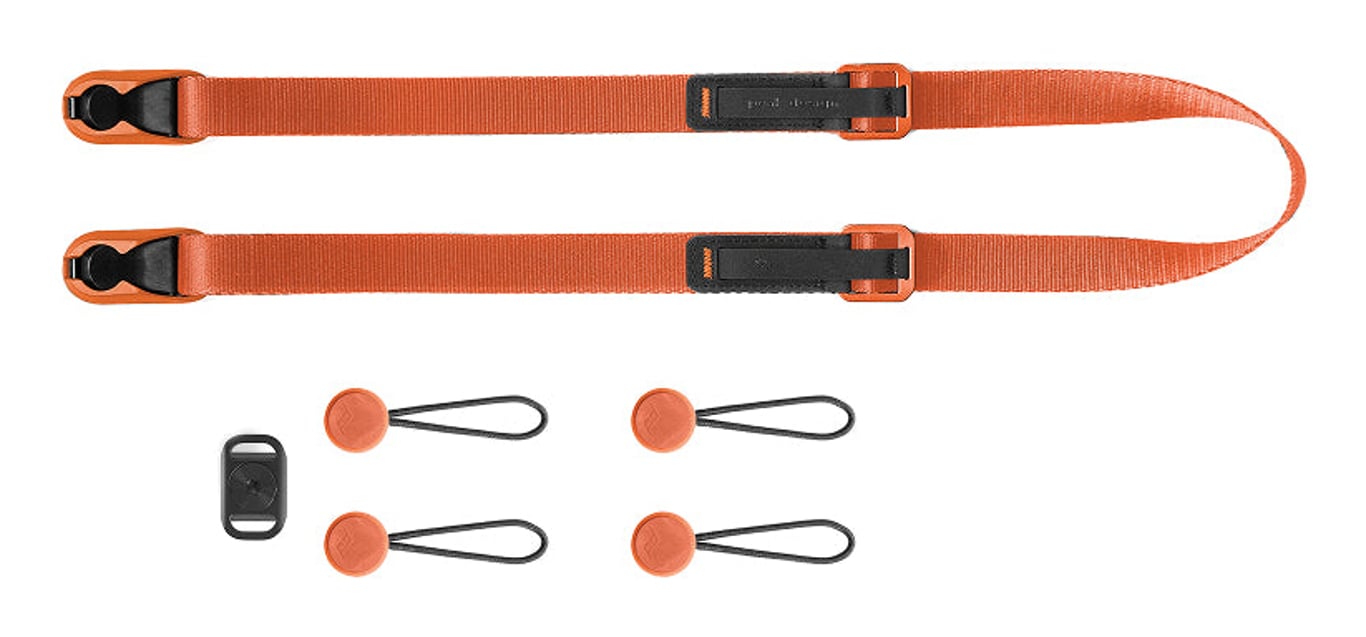 Peak Design Leash pasek Aparat cyfrowy Skóra Pomarańczowy