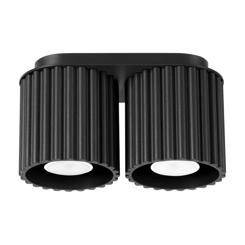 Reflektor spot VISTAO czarny 2xGU10x10W aluminium wym:12x21x10cm IP20 Pure Lume