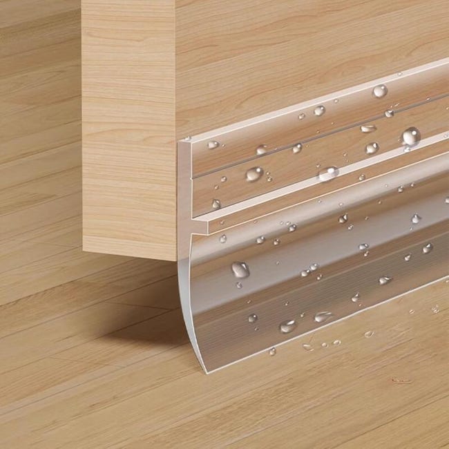 Uszczelka dolna drzwi prysznicowych, PVC, składana (szerokość 3,6 cm * długość 90 cm)