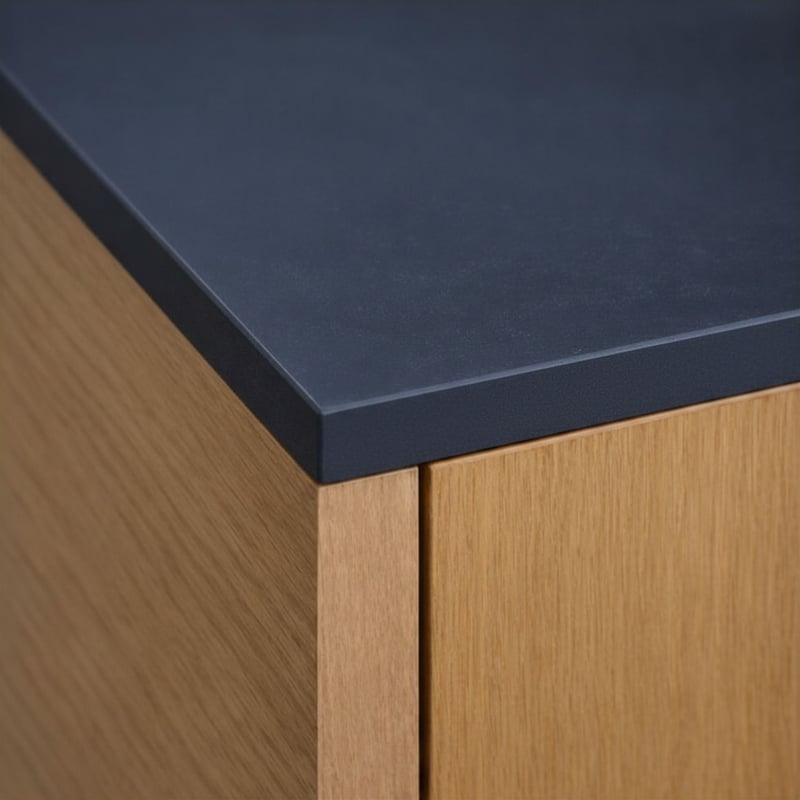 Blat kuchenny HPL 180x63,5 cm Black Mat (0190AF) wodoodporny 12mm