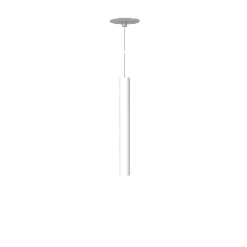 Oprawa wisząca Atmos Slim Suspension LED Tubular 6W CCT 2700K-4000K Tuya Smart Matt White - wpuszczana lub montowana na powierzchni - Beneito & Faure