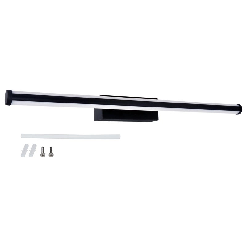 Kinkiet łazienkowy Gabri LED 2680 lm 15.5W 60 cm czarna IP44 Inspire