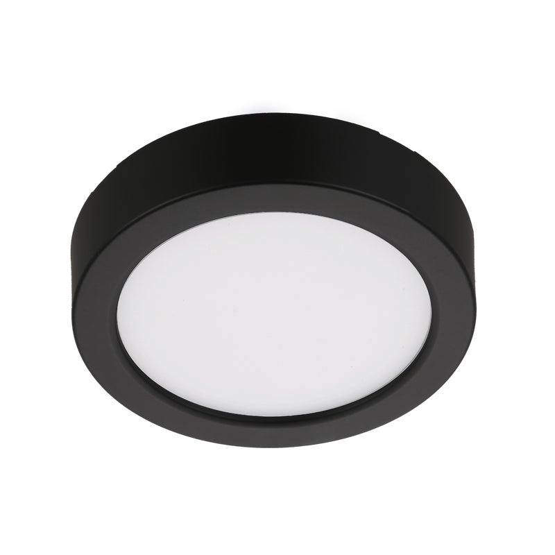 Oprawa natynkowa Sanoa LED 600 lm 3.4W barwa od ciepłej do zimnej 9 cm czarna IP44 Inspire