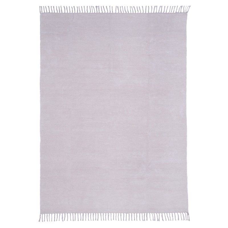 Bawełniany dywan z frędzlami Manoa Paper biały 160 x 230 cm Inspire