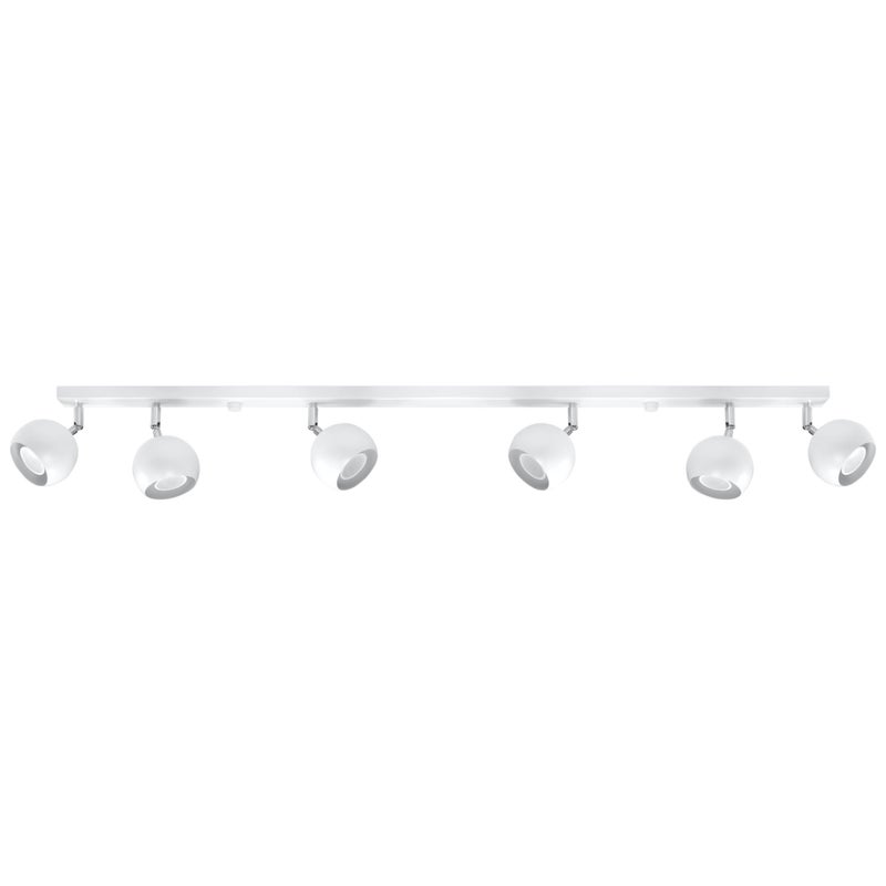 Reflektor sufitowy FOKUMO biały chromowany 6xGU10x40W metal wym:15x120x120cm IP20 Pure Lume