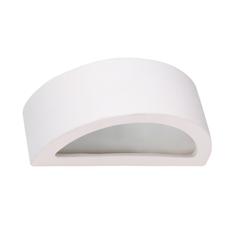 Kinkiet LUMERA biały 1xE27x15W ceramika / gips wym:10x20x9cm IP20 Pure Lume