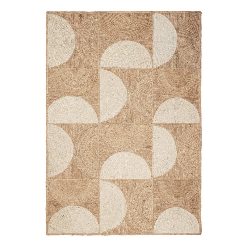 Dywan z juty Groovy Natural beżowy 160 x 230 cm Inspire