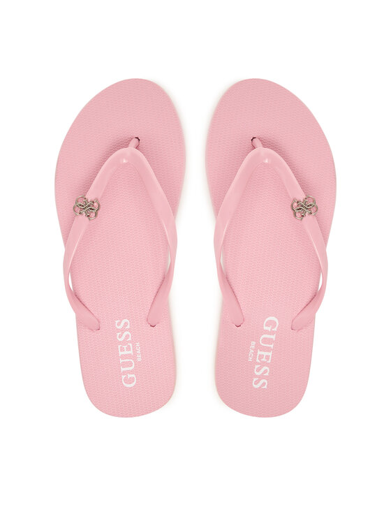 Guess Japonki E6GZ14 BB00F Różowy jasny