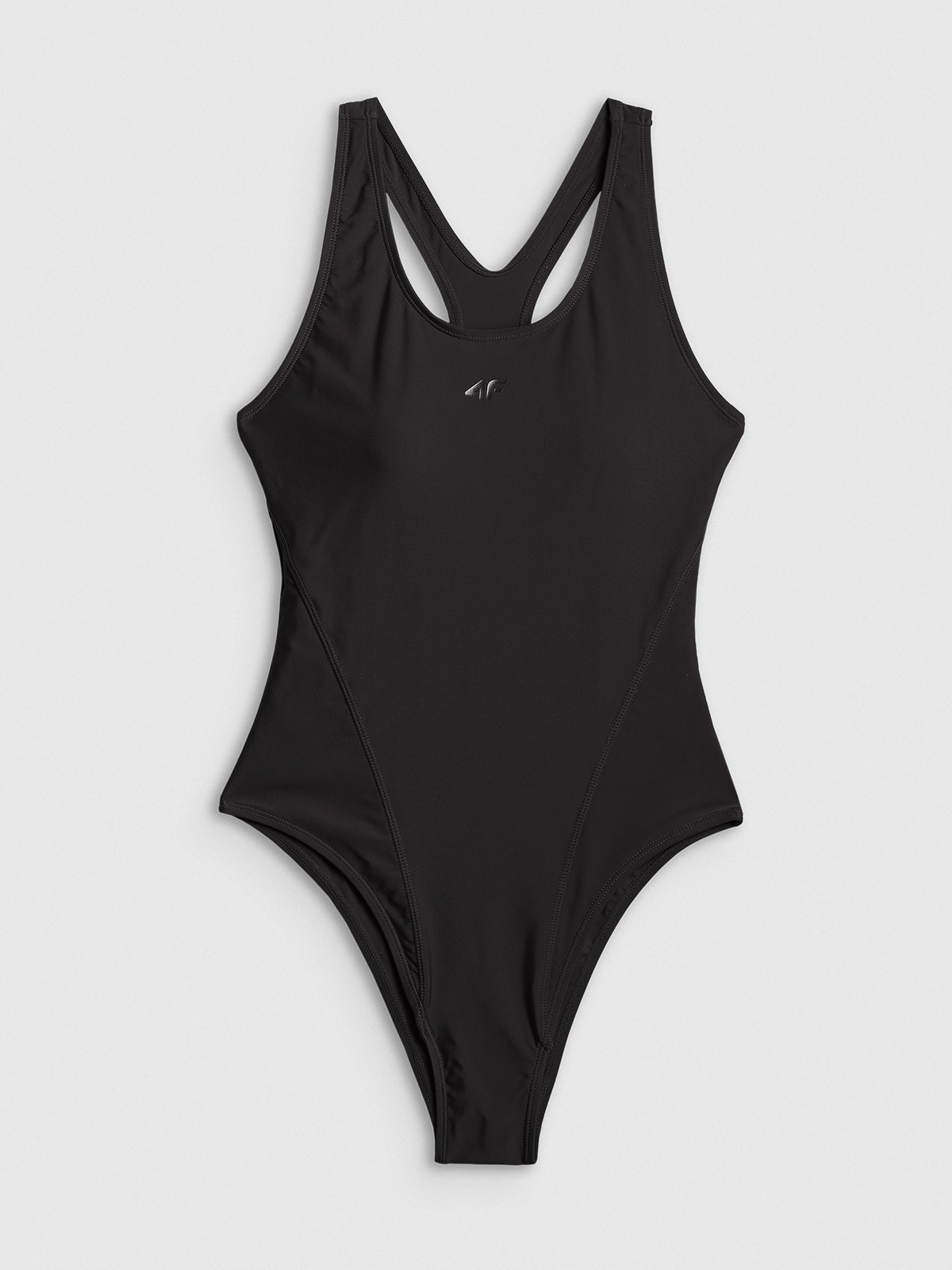 4F Kostium kąpielowy jednoczęściowy damski - czarny S