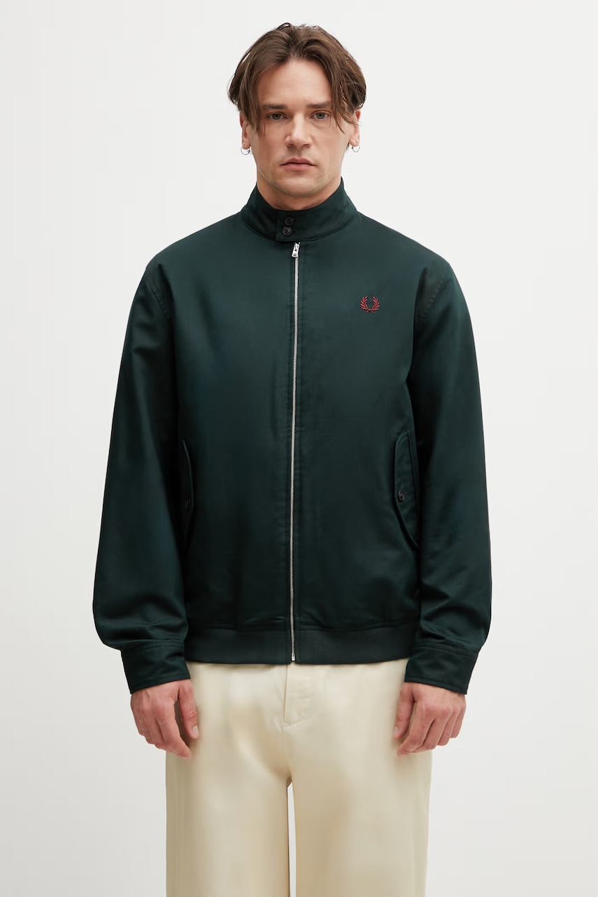 Fred Perry kurtka przejściowa męska z bawełną