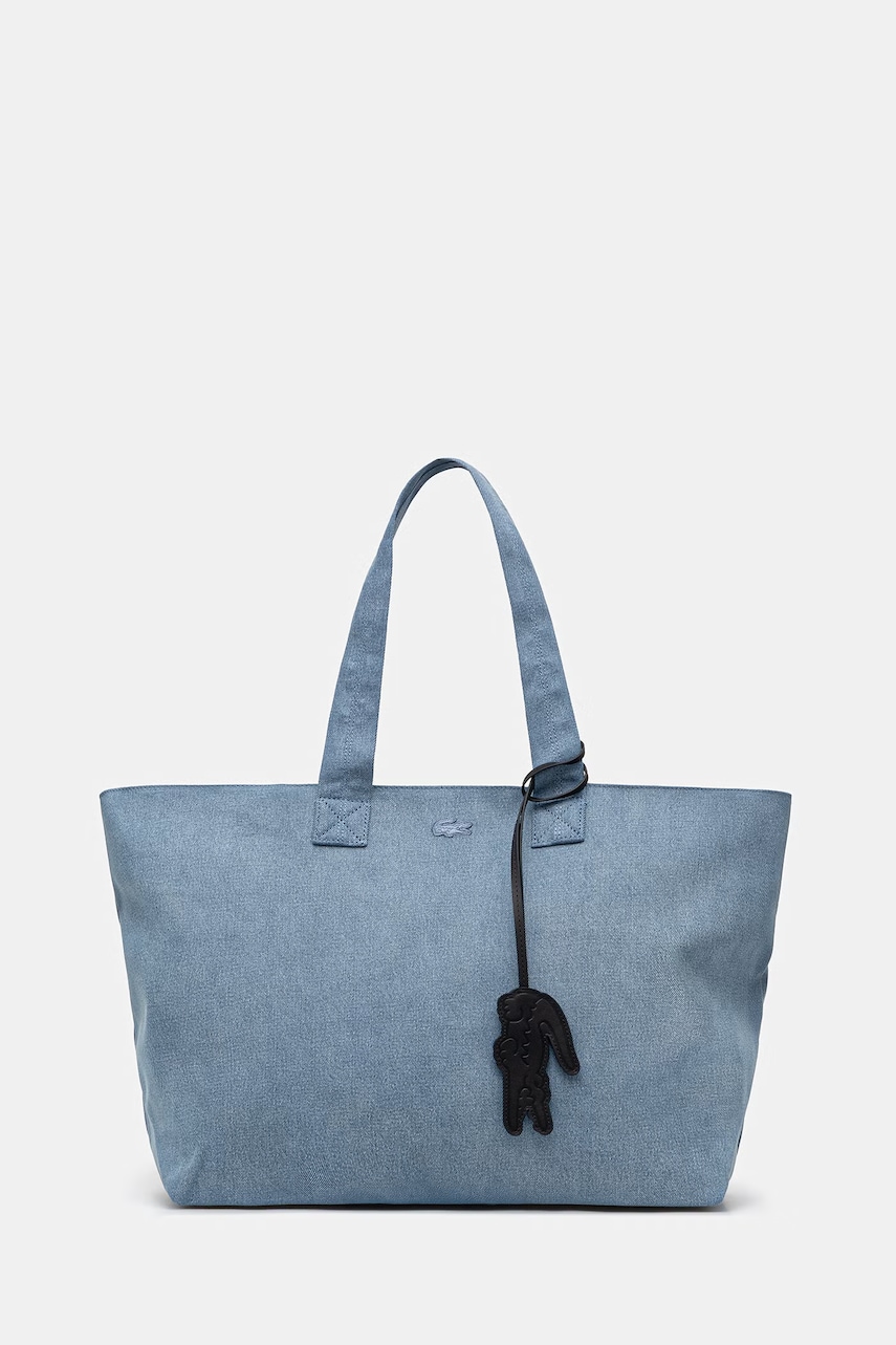 Lacoste torebka tote damska jeansowa