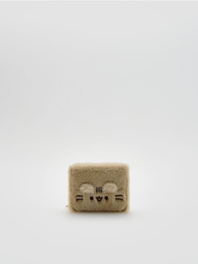 Reserved - Portfel Pusheen - beżowy