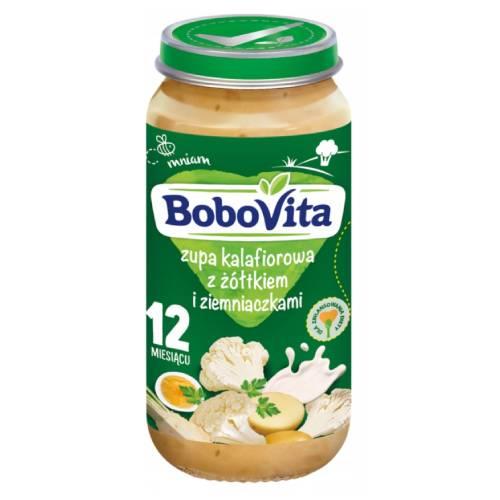 BoboVita Zupa kalafiorowa z żółtkiem i ziemniaczkami po 12 miesiącu, 250 g