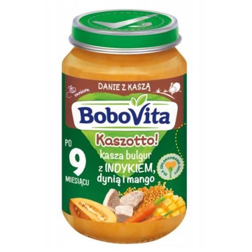 BoboVita Kaszotto! Kasza bulgur z indykiem dynią i mango po 9 miesiącu, 190 g