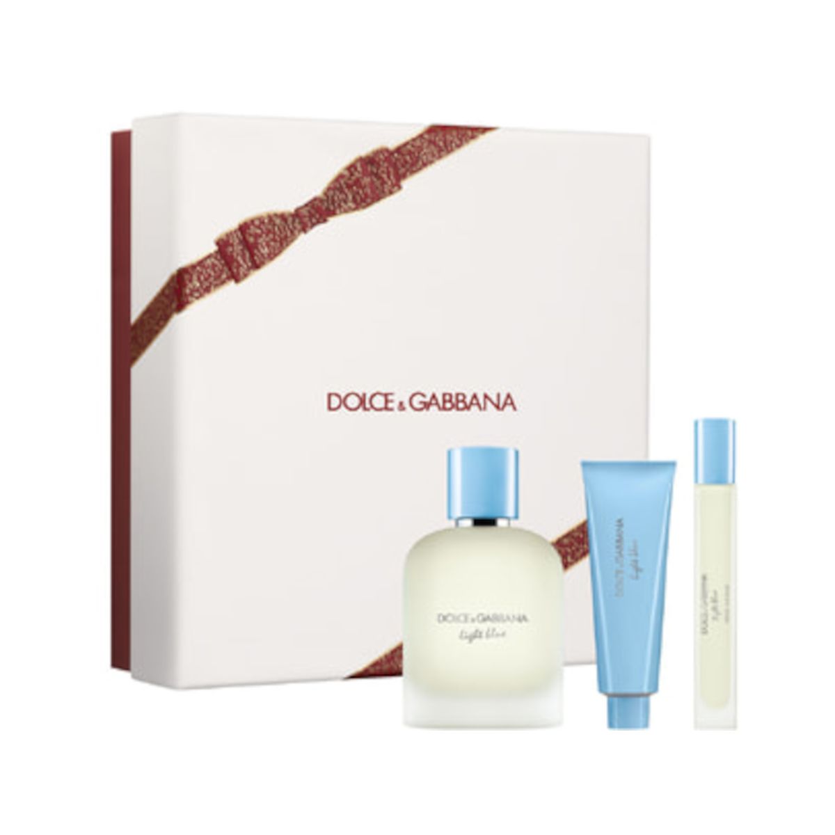 Dolce&Gabbana Light Blue Pour Homme 100ml woda toaletowa + 10ml woda toaletowa + 50ml żel do kąpieli