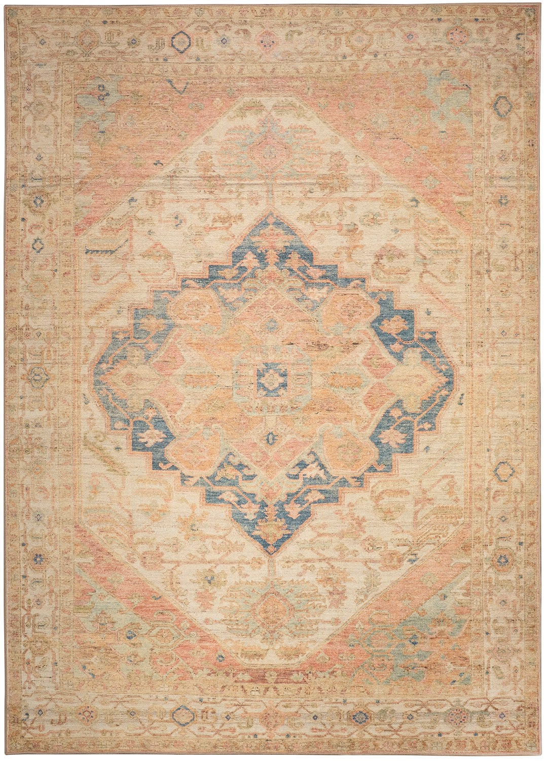 Dywan Tradycyjny Vintage Washables Multicolor 239X300 Cm