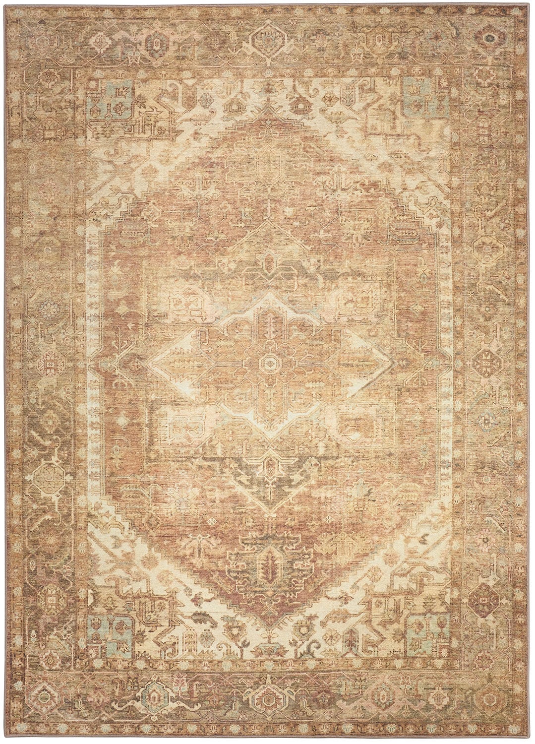 Dywan Tradycyjny Vintage Washables Gold 160X221 Cm