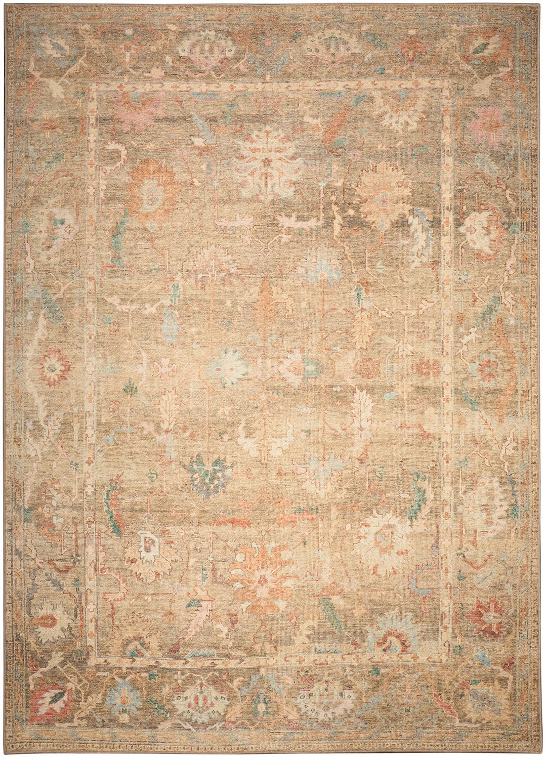 Dywan Tradycyjny Vintage Washables Taupe Multi 122X183 Cm