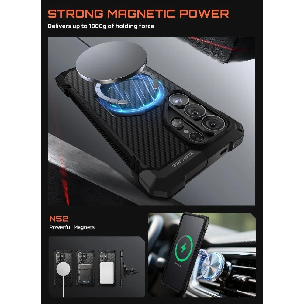 Etui do Samsung Galaxy S26 Ultra Supcase UB Grip Mag Aramid