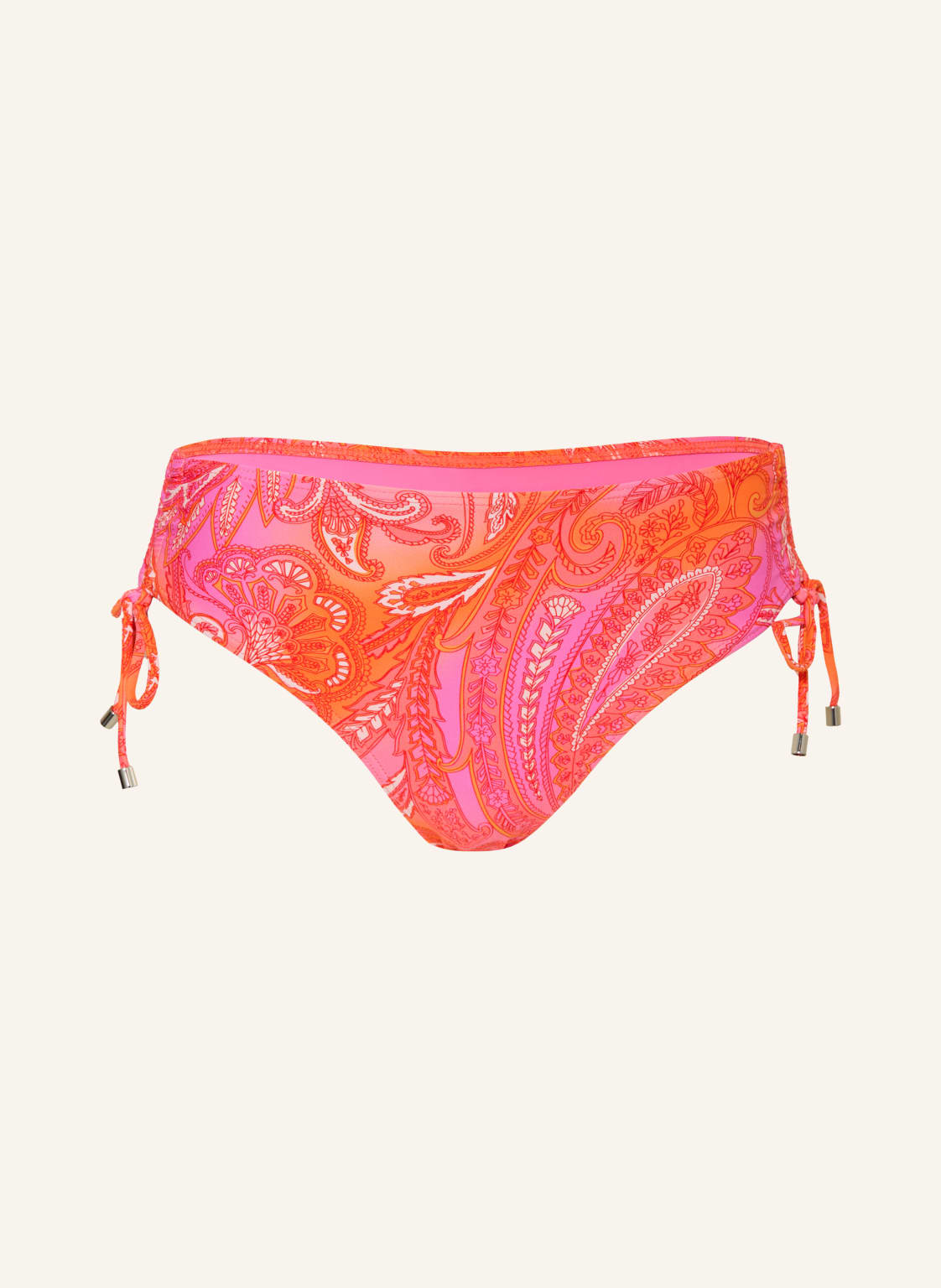 Cyell Spodenki Bikini Z Wysokim Stanem Paisley Breeze pink