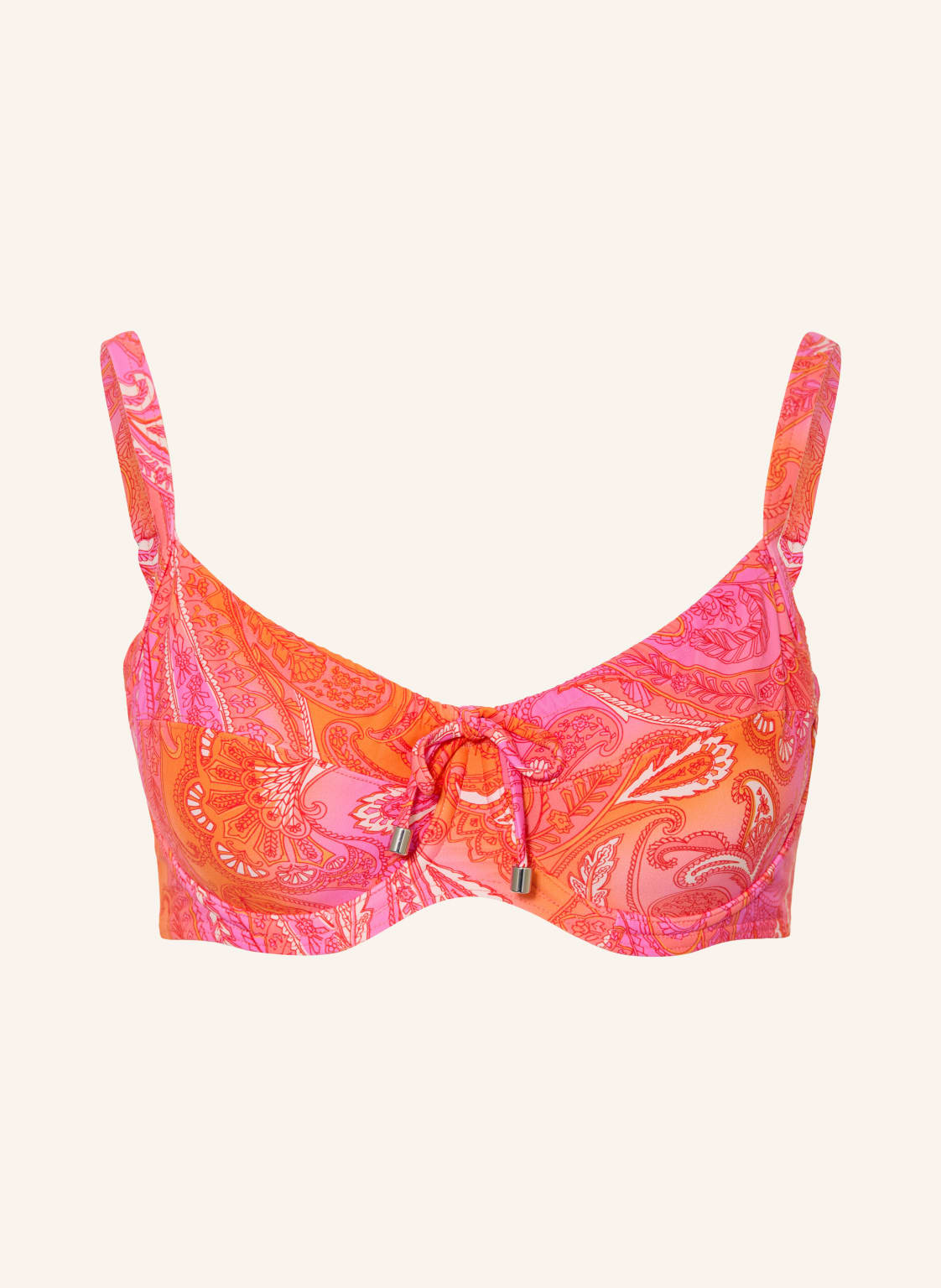 Cyell Górka Bikini Z Fiszbinami Paisley Breeze pink
