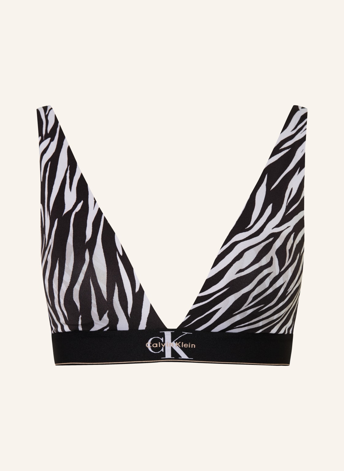 Calvin Klein Biustonosz Trójkątny schwarz