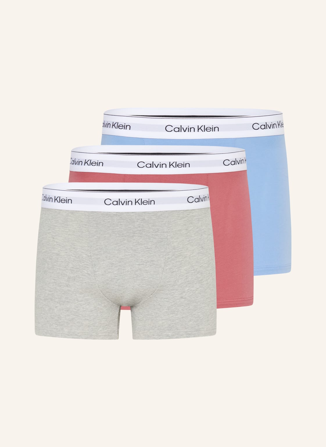 Calvin Klein Bokserki Icon Cotton Relaxed Fit, 3 Szt grau