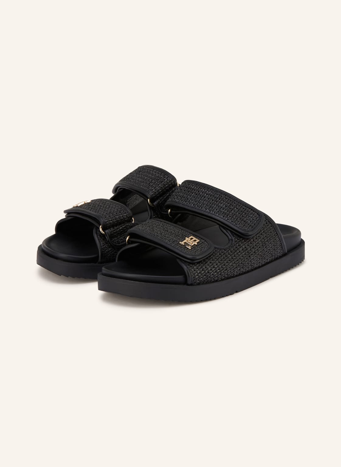 Tommy Hilfiger Klapki schwarz