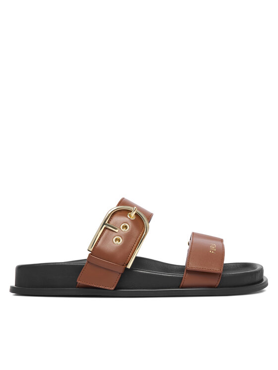 Furla Klapki Solea YL56SOE BX4513 CN 03B00 Brązowy