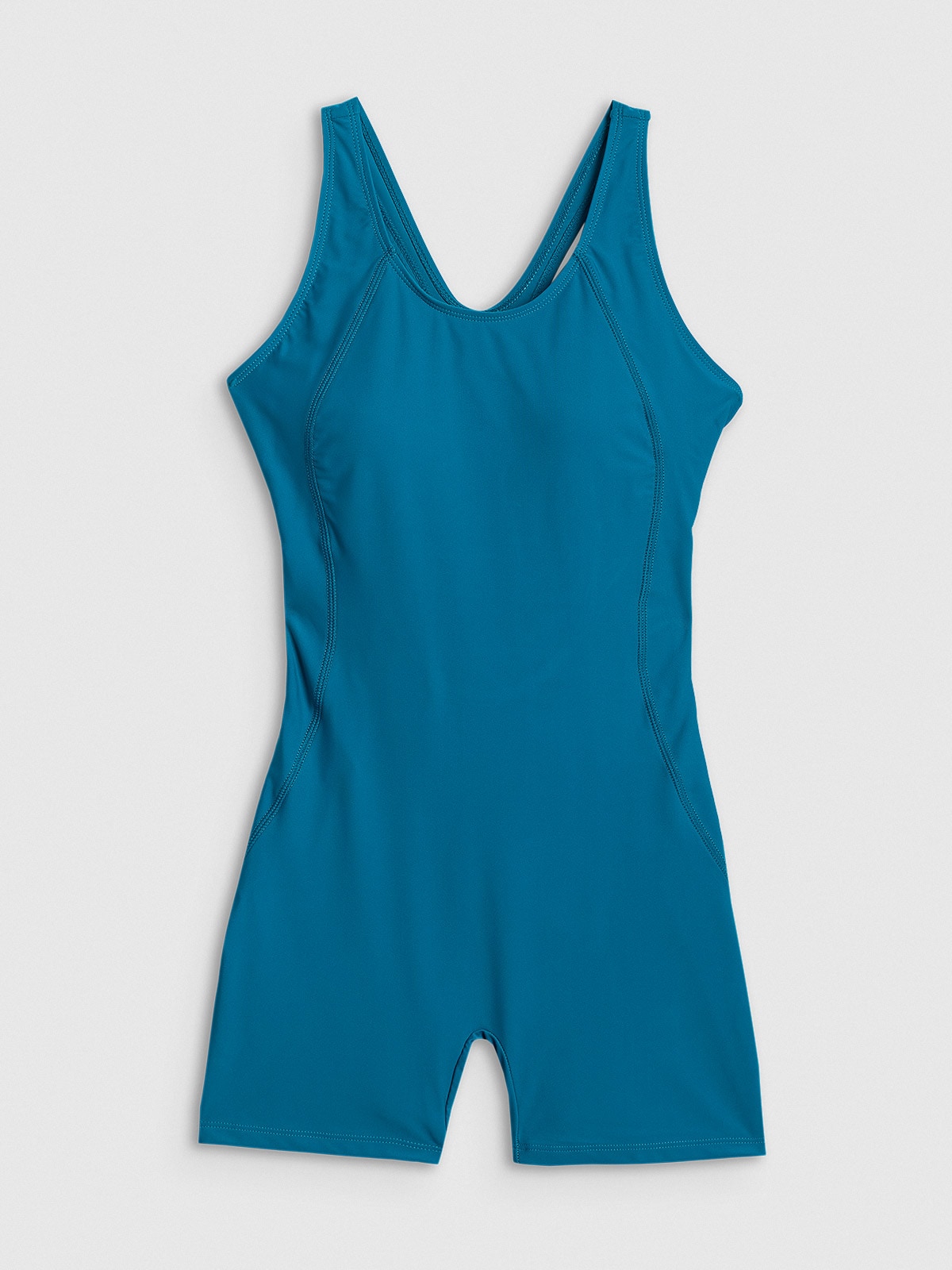 4F Kostium kąpielowy jednoczęściowy damski - turkusowy XS