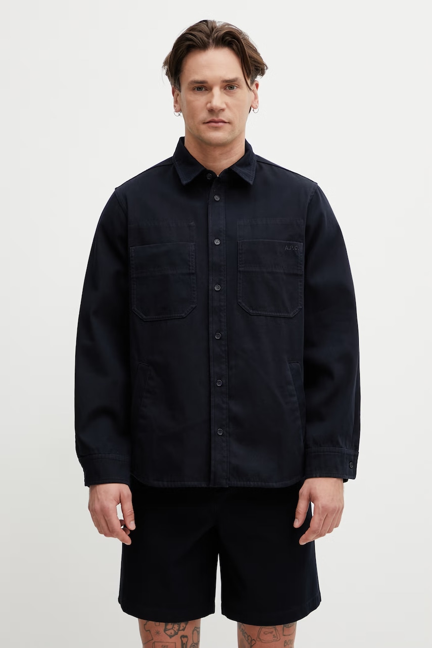 A.P.C. koszula bawełniana męska