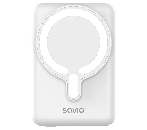Savio BA-13 magnetyczny 10000mAh 20W Biały