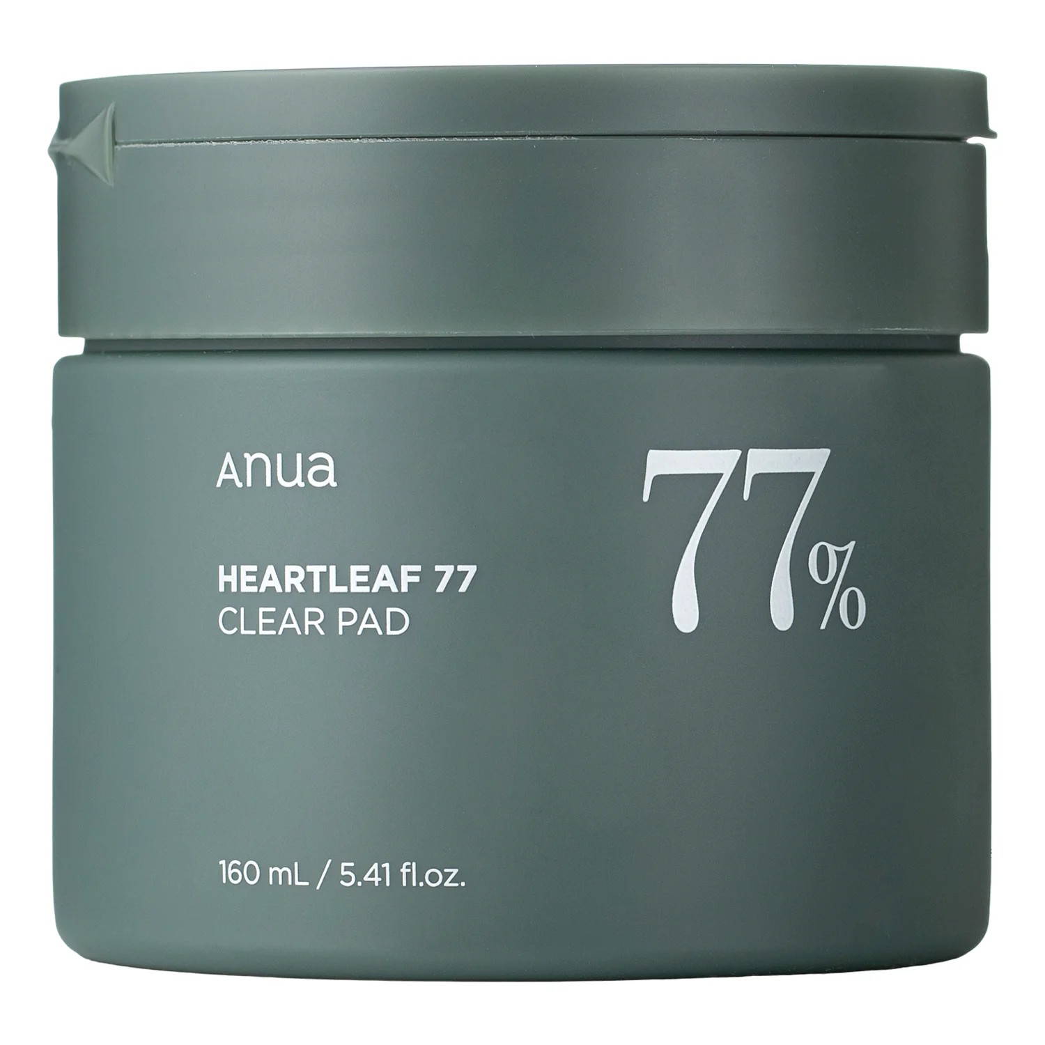 Anua Heartleaf 77% Clear Pad Tonizujące Płatki do Twarzy z Ekstraktem z Pstrolistki 160ml