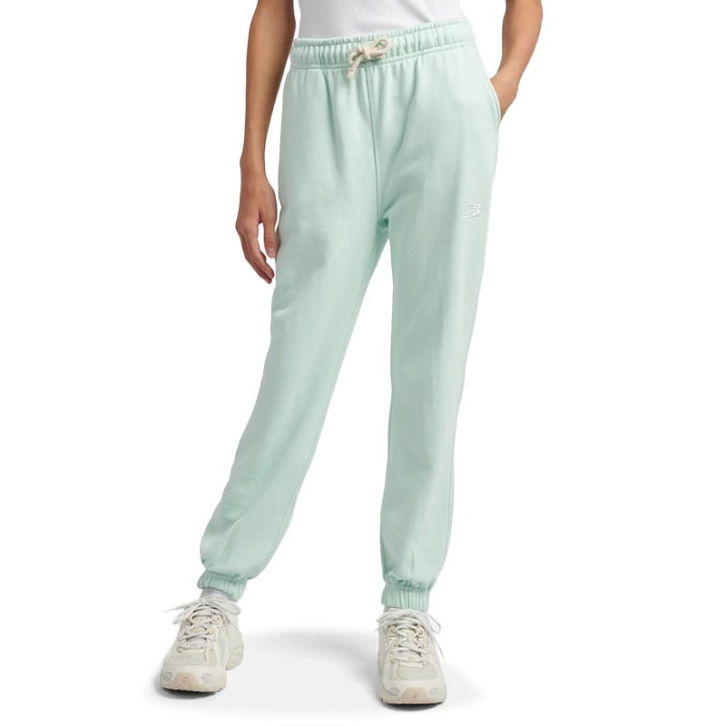 Spodnie dziecięce New Balance LAKG0058COJ - miętowe