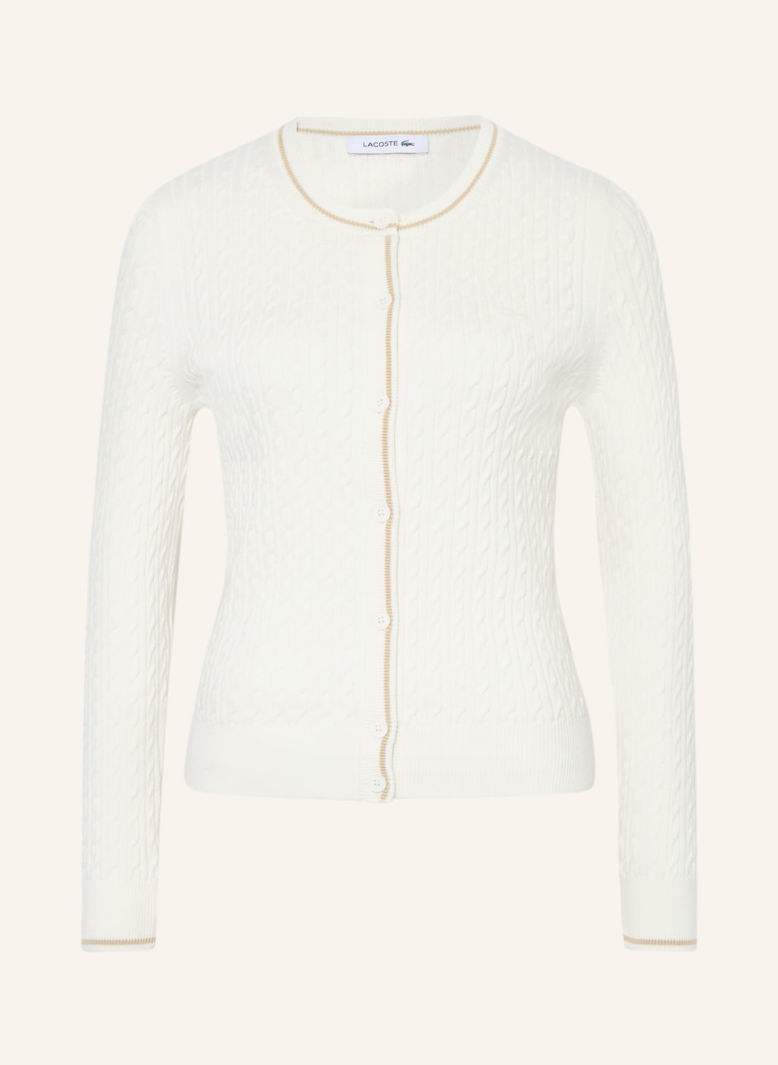 Lacoste Kardigan weiss