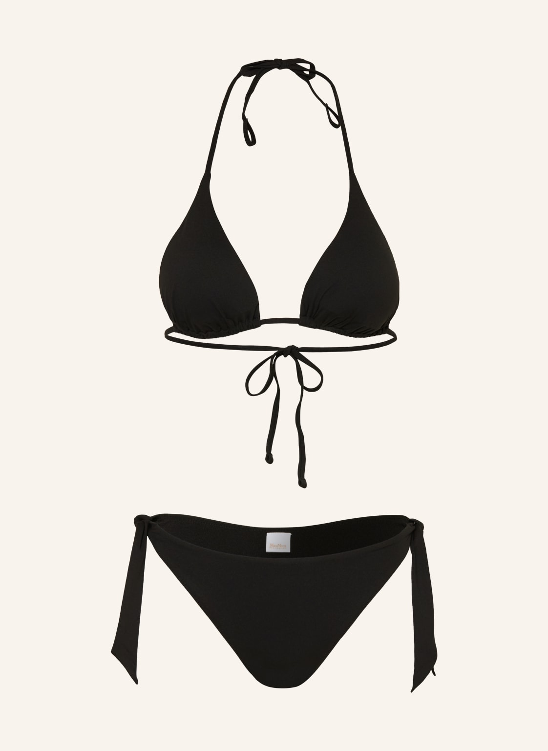 Max Mara Beachwear Bikini Trójkątne Baby schwarz