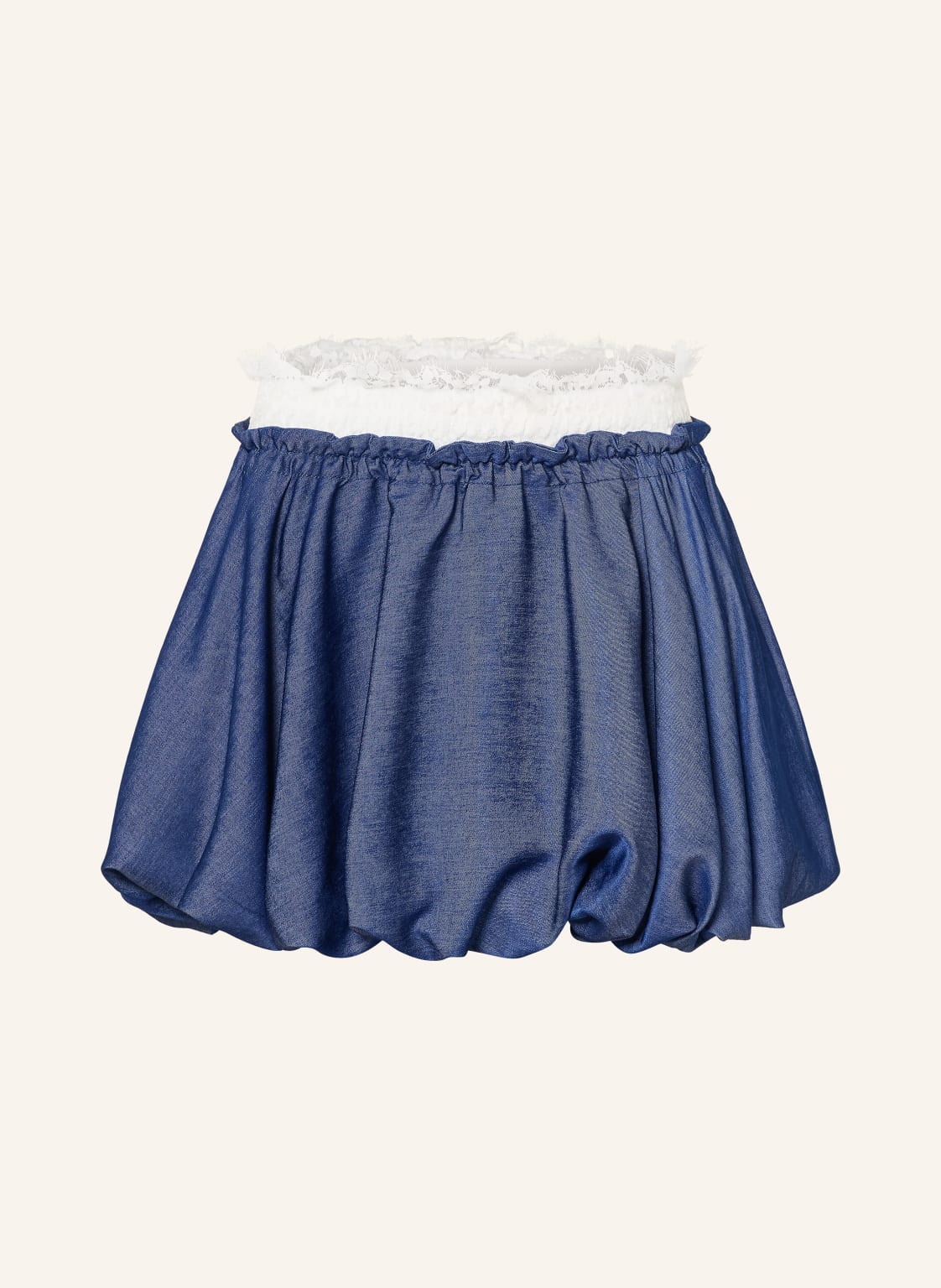 Esthé Spódnica Z Koronką blau