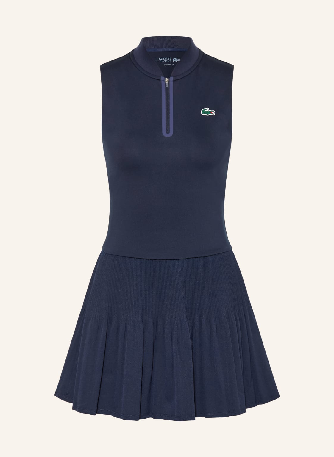 Lacoste Sukienka Tenisowa Z Plisami blau