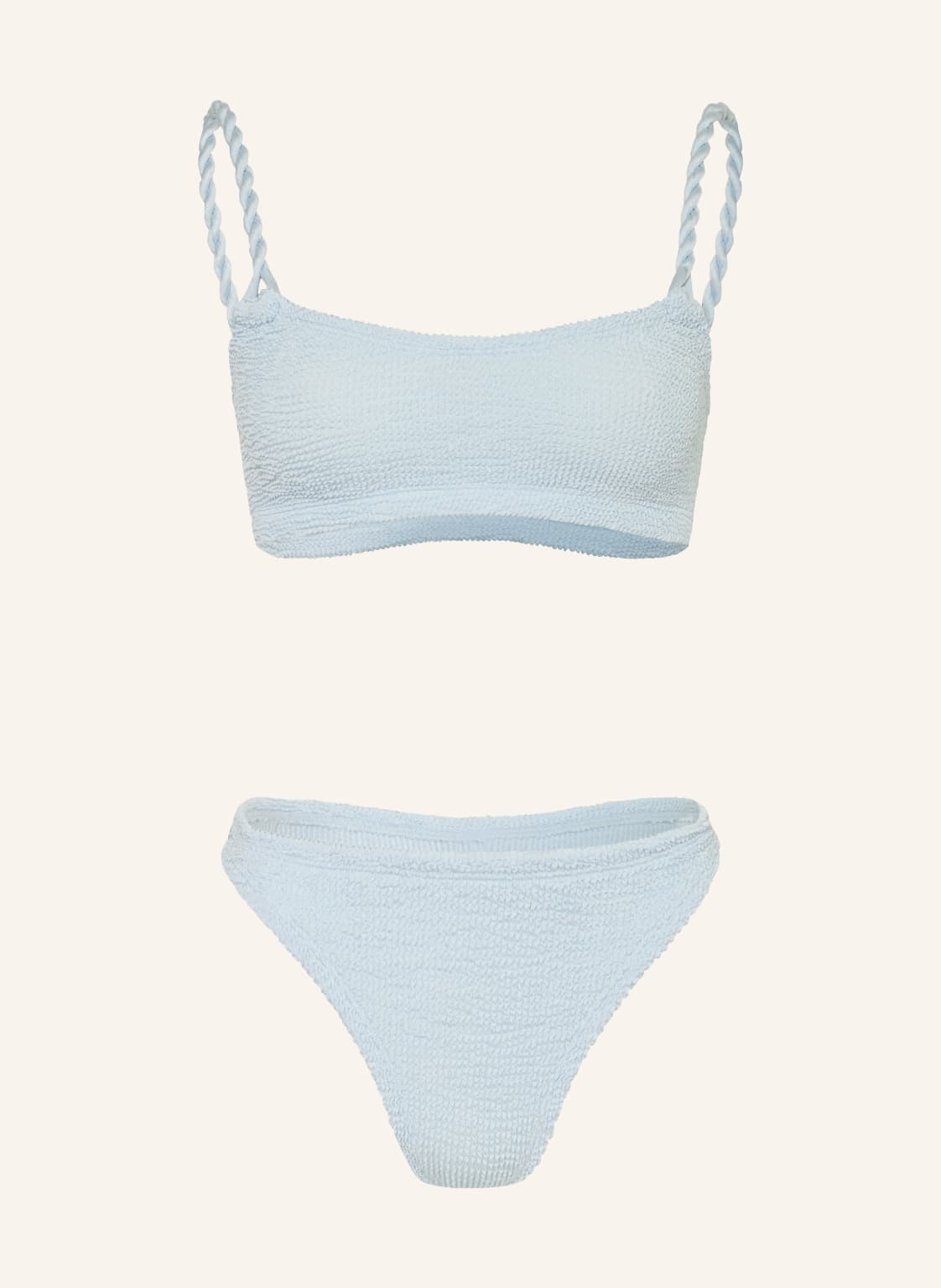 Hunza G Bikini Typu Bustier Phoebe blau