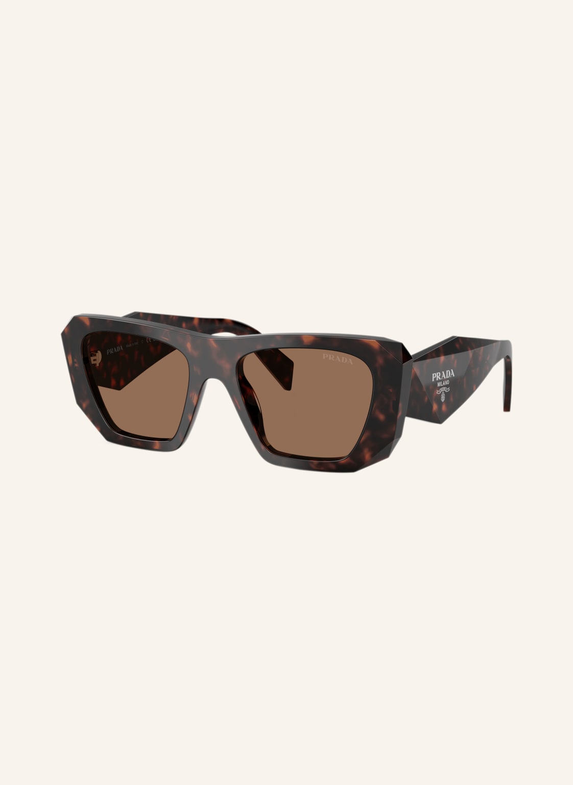 Prada Okulary Przeciwsłoneczne Pr b18sf braun