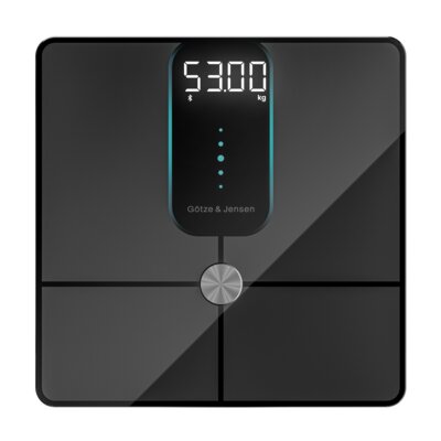 Waga łazienkowa GÖTZE & JENSEN BS906K Analizator BT Czarny