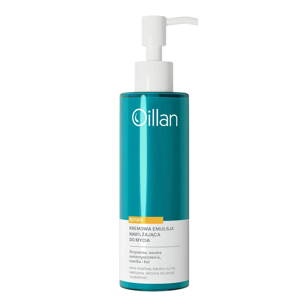 Oillan Repair kremowa emulsja do mycia twarzy dla skóry wrażliwej i bardzo suchej 200 ml