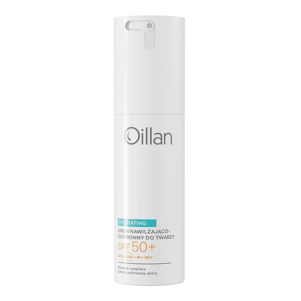 Oillan Hydrating krem nawilżający do twarzy dla skóry suchej i wrażliwej SPF50+ 50 ml